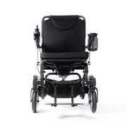 Travel Buggy DASH 3 folding electric wheelchair, front view