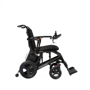 Travel Buggy Aerolux 2C folding power chair, carbon black, right side view