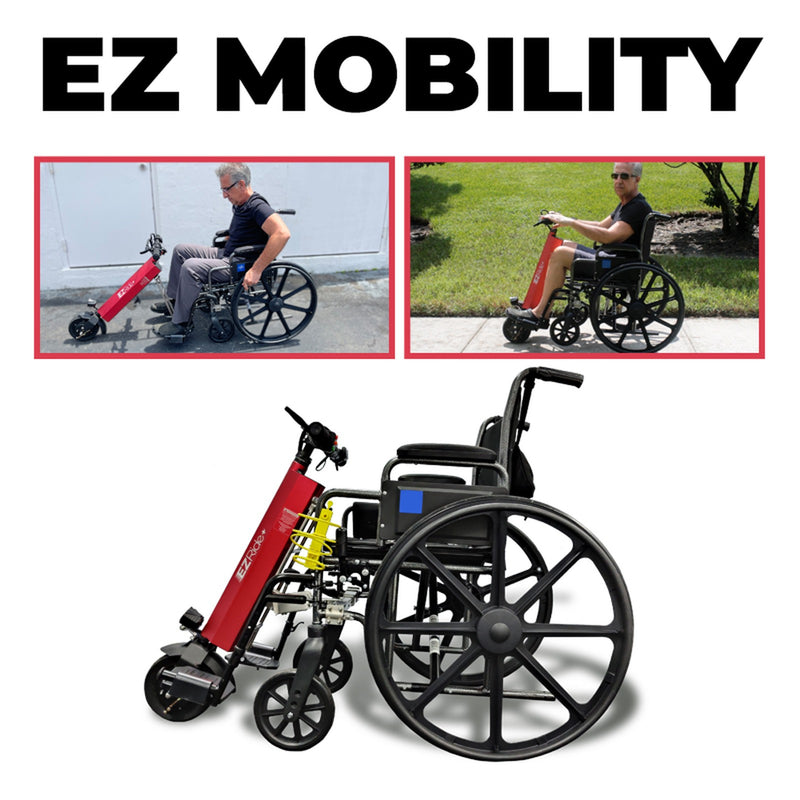 EZRide+ Power Assist Attachment | Manual Wheelchair Conversion