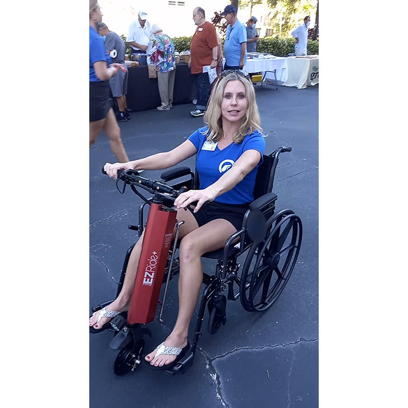 EZRide+ Power Assist Attachment | Manual Wheelchair Conversion