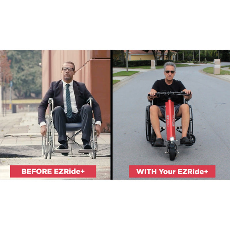 EZRide+ Power Assist Attachment | Manual Wheelchair Conversion