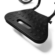 Close-up of the Travel Buggy DASH 3 textured footrest