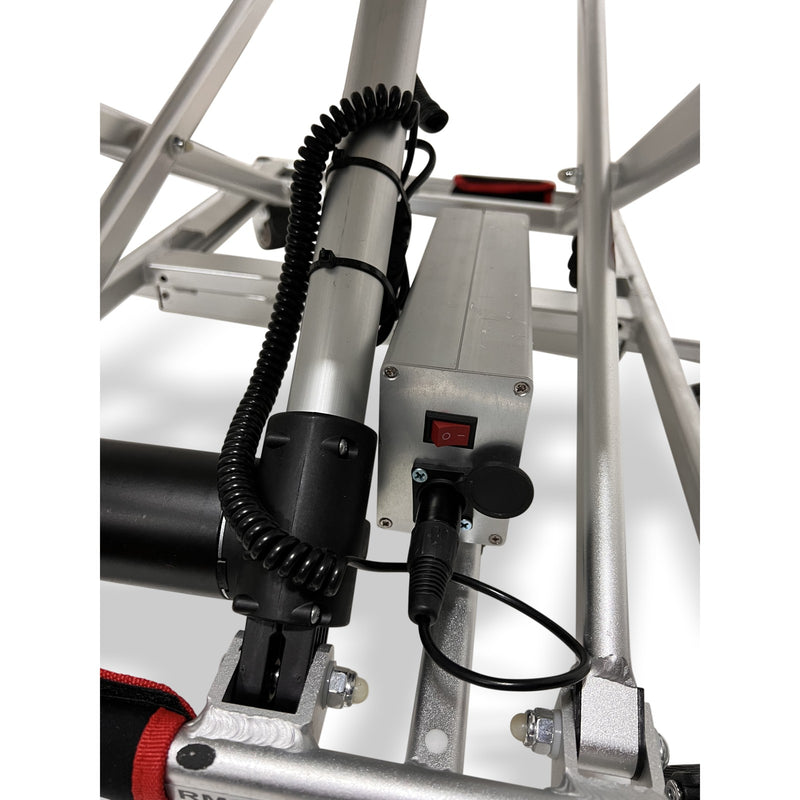 Close-up of the GO-Lift lifting motor and control box