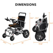 Portable Travel Foldable Power Wheelchair - TSA Approved
