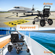 Portable Travel Foldable Power Wheelchair - TSA Approved