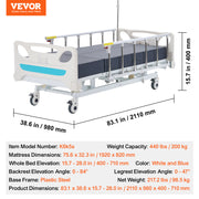 Uimoso Premium Function Full Electric Hospital Bed ICU Medical Bed 440/550 Loads
