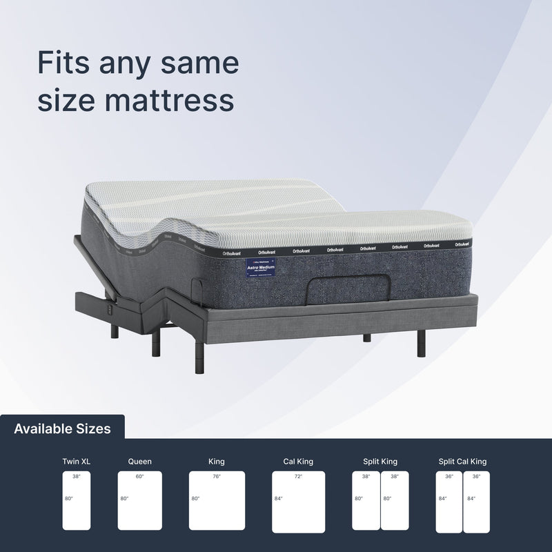 Falcon II Adjustable Bed Base – Massage, Zero Gravity, Wireless Remote