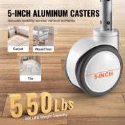 Premium 5 Function Full Electric Hospital Bed with Cardiac Position 550LBS