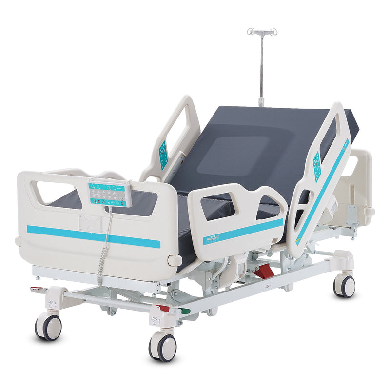 Premium 5 Function Full Electric Hospital Bed with Cardiac Position 550LBS