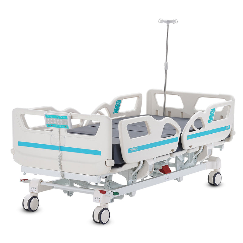 Premium 5 Function Full Electric Hospital Bed with Cardiac Position 550LBS