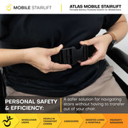 Atlas wheelchair stairlift handles