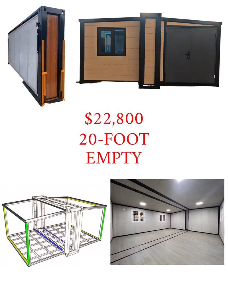 Folding Tiny Home – Expandable Portable Living Space, Compact Design