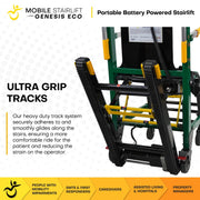 Genesis ECO mobile stairlift tracks