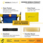 Genesis mobile stairlift dimensions