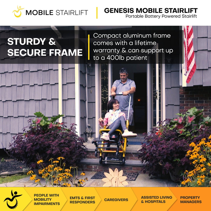 Genesis mobile stairlift handles