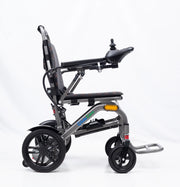 ComfyGo G5 foldable electric wheelchair, side view