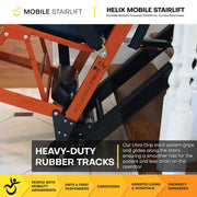 Helix mobile stairlift independent tracks