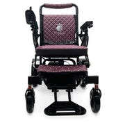 MAJESTIC IQ-7000 Classic electric wheelchair, black frame, purple cushion and backrest