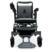 MAJESTIC IQ-7000 Classic electric wheelchair, silver frame, gray cushion and backrest