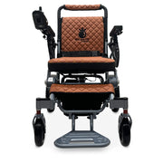 MAJESTIC IQ-7000 Classic electric wheelchair, silver frame, taba cushion and backrest