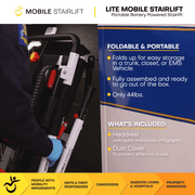 LITE mobile stairlift handles