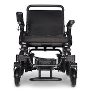MAJESTIC 440 HD PLUS folding electric wheelchair, black, straight-on front view