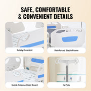 Uimoso Premium Function Full Electric Hospital Bed ICU Medical Bed 440/550 Loads