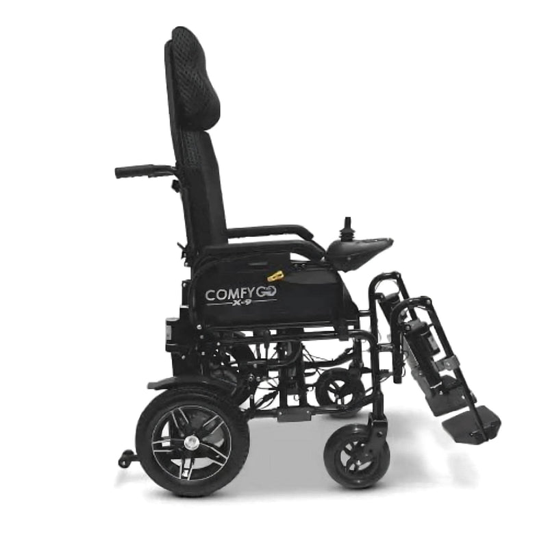 ComfyGo X-9 Remote Controlled Electric Wheelchair with Automatic Recline