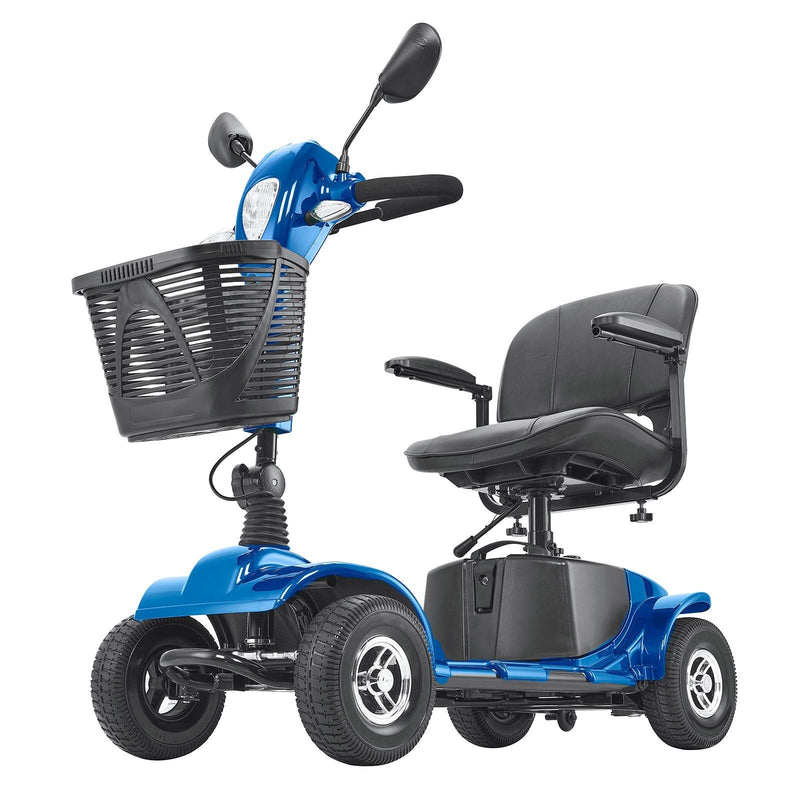 4-Wheel Mobility Scooter – Folding Design, 12 Mile Range, 265 lb Capacity