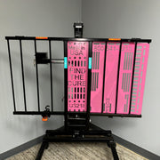 Hold N' Go Electric Lift - Find The Cure Pink platform by WheelChair Carrier