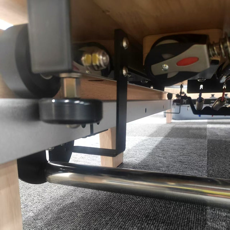 Folding Wooden Pilates Reformer – Professional Studio Design, Space-Saving Frame