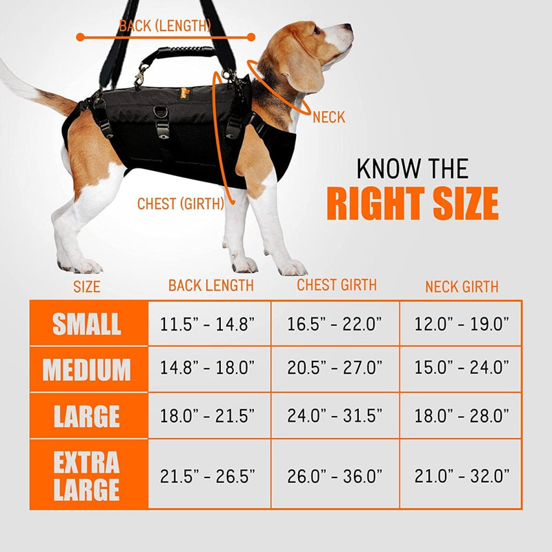 NeoAlly 5-in-1 Dog Lift Harness – Full Body Support, Adjustable Design