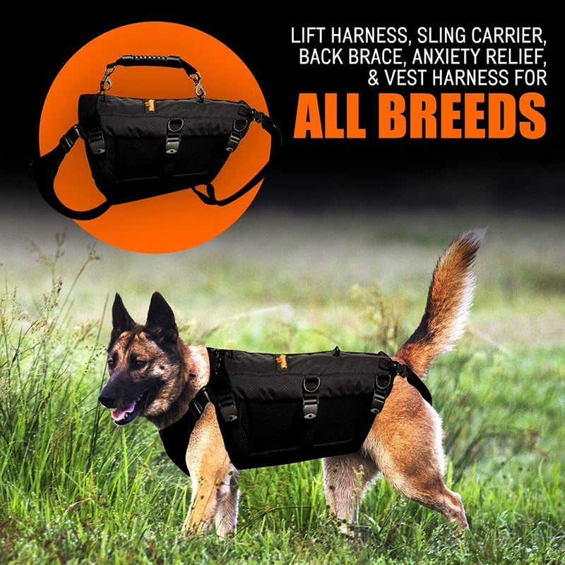 NeoAlly 5-in-1 Dog Lift Harness – Full Body Support, Adjustable Design
