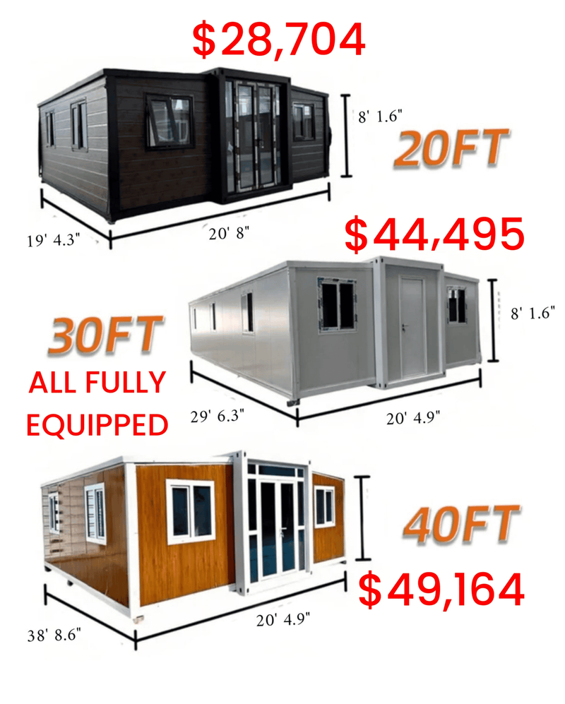 Expandable Tiny Home – Fully Equipped, Portable Living Space