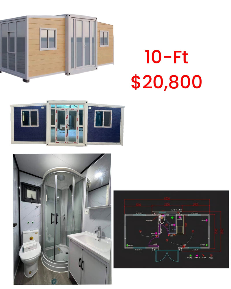 Expandable Tiny Home – Fully Equipped, Portable Living Space