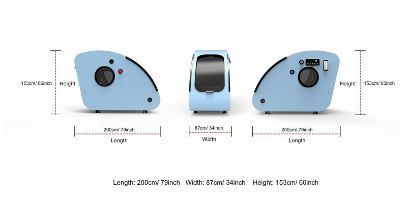 TimePod 2 Hyperbaric Chamber – 2.0 ATA Hard-Shell Design