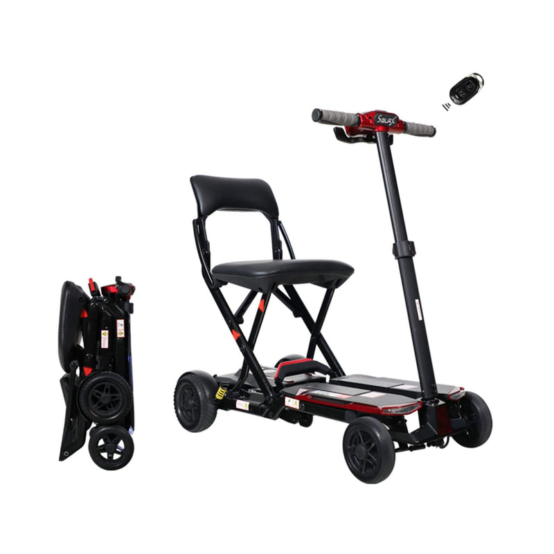 Ultra Lightweight 4-Wheel Folding Mobility Scooter – Remote Control, Compact Travel Design (SAK58976)